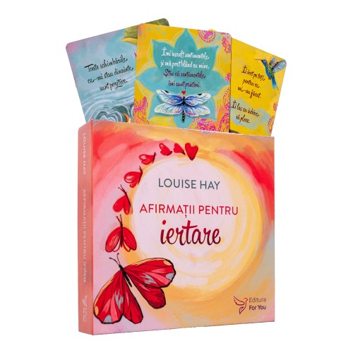 Afirmații pentru iertare - Louise Hay - Set de cartoline și carte